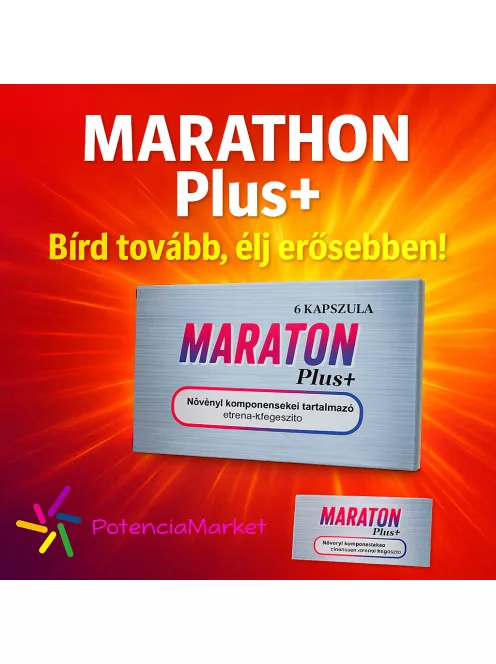 Maraton Plus Plus potencianövelő kapszula a hosszú és kemény erekcióért gyorsan kiszállítva és diszkréten csomagolva - Potenciamarket
