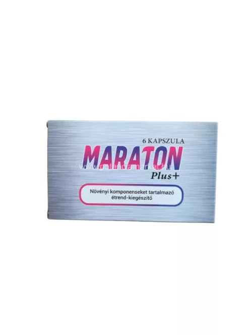 Maraton Plus Plus potencianövelő kapszula a hosszú és kemény erekcióért gyorsan kiszállítva és diszkréten csomagolva - Potenciamarket