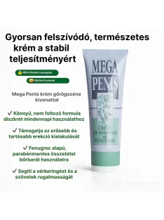 Mega Penis pénisznövelő krém 75 ml szupergyors kiszállítás diszkrét csomagolásban - Potenciamarket