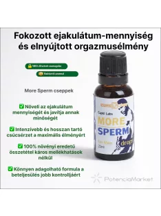 More Sperm spermanövelő cseppek gyorsan kiszállítva diszkrét csomagolásban - Potenciamarket