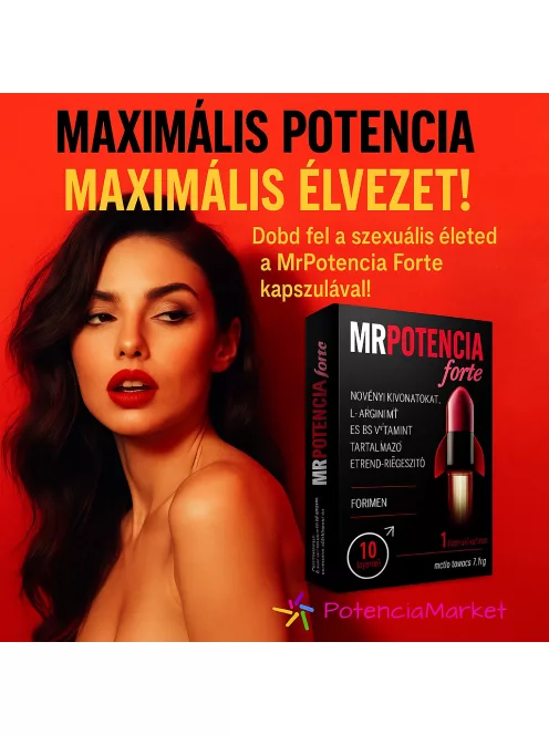 MrPotencia Forte Potencianövelő kapszula a forró éjszakákért gyorsan és diszkréten szállítva - Potenciamarket
