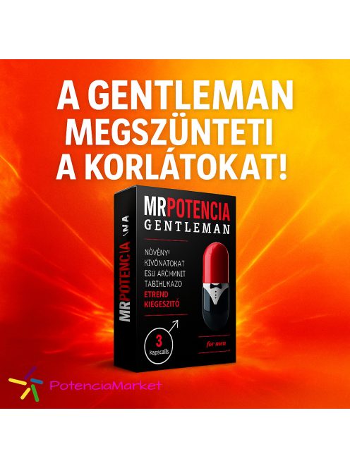MrPotencia Gentleman potencianövelő kapszula az erős erekcióért gyorsan kiszállítva saját készletből diszkréten csomagolva - Potenciamarket