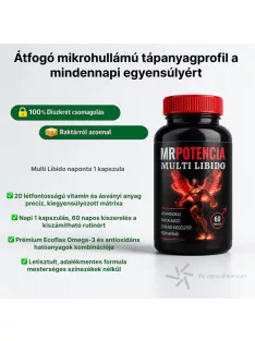 MrPotencia Multi Libido tesztoszteron támogató kapszula azonnali kiszállítással és diszkréten csomagolva - Potenciamarket
