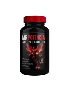   MRPOTENCIA MULTI LIBIDO TESZTOSZTERON TÁMOGATÓ KAPSZULA - 60 DB