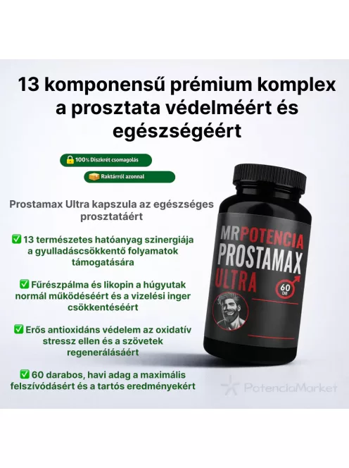 MrPotencia Prostamax Ultra prosztata kapszula azonnali kiszállítással és diszkrét csomagban - Potenciamarket