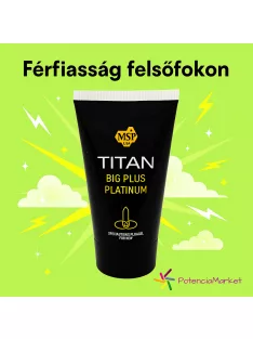 MySexpharma Titan Big Plus Platinum pénisznövelő gél 50 ml gyors házhozszállítással és diszkrét csomagolásban - Potenciamarket