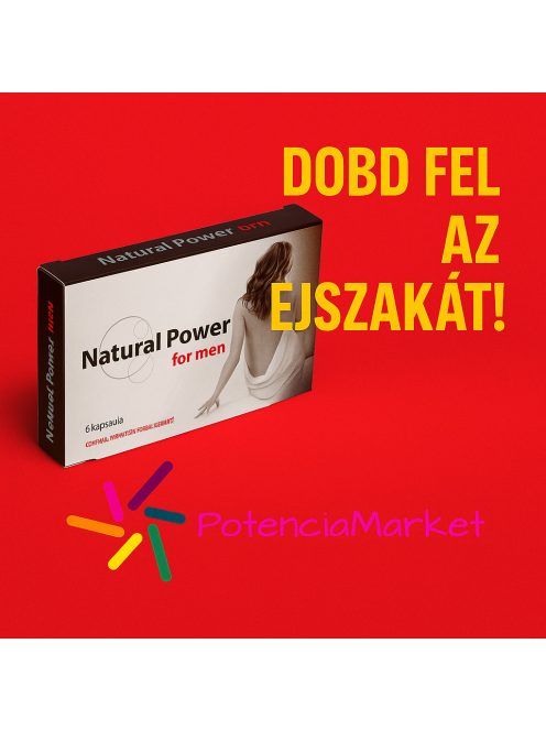 NATÜRLICHE KRAFT FÜR MÄNNER POTENZSTEIGERENDE KAPSELN FÜR MÄNNER – 6 STÜCK