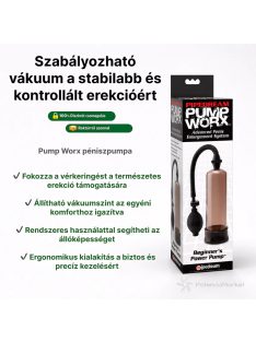 PUMP WORKS PÉNISZPUMPA UNIVERZÁLIS MANDZSETTÁVAL 