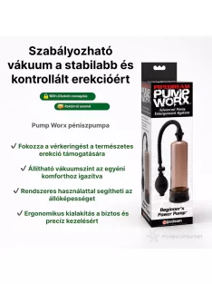 Pump Works péniszpumpa univerzális mandzsettával raktárról, azonnali szállítással diszkrét csomagolásban - Potenciamarket