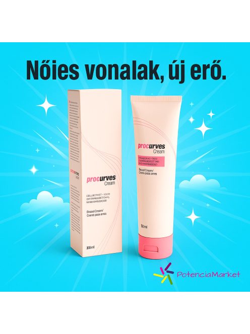 Procurves mellfeszesítő krém 100 ml saját raktárból történő azonnali kiszállítással, diszkréten csomagolva - Potenciamarket