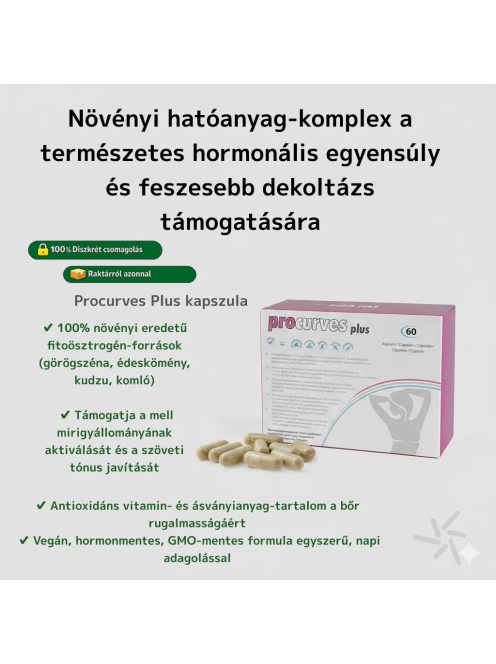 PROCURVES PLUS MELLFESZESÍTŐ KAPSZULA - 60 DB