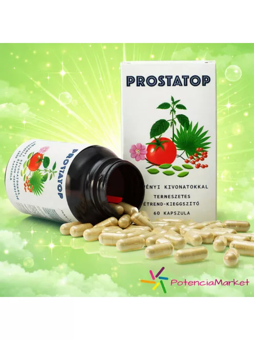 Prostatop prosztata kapszula 60 darab azonnali kiszállítás és diszkrét csomagolás - Potenciamarket