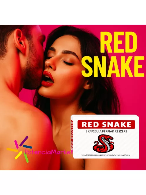 Red Snake potencianövelő kapszula, étrend-kiegészítő férfiaknak – erősebb merevedés és fokozott állóképesség természetes összetevőkkel – Potenciamarket