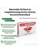 RedDiamond potencianövelő kapszula férfiaknak, 4 darabos kiszerelésben – természetes étrend-kiegészítő növényi kivonatokkal Potenciamarket