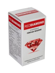 RedDiamond 8 db potencianövelő kapszula – prémium étrend-kiegészítő férfiak számára azonnali kiszállítással diszkréten csomagolva - Potenciamarket