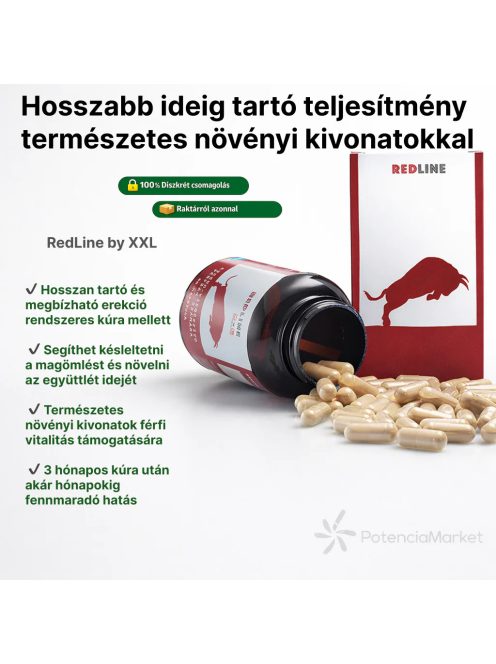 REDLINE BY XXL POWERING EJAKULATIONSVERZÖGERUNGSKAPSELN – 60 STÜCK