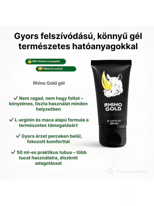 Rhino Gold Special potencianövelő gél 50 ml nagyon gyors szállítás diszkrét csomagban - Potenciamarket