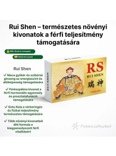Rui Shen férfi potencianövelő kapszula – vágyfokozó étrend-kiegészítő hosszan tartó teljesítményhez, biztonságos online vásárlás diszkrét csomagolásban – Potenciamarket