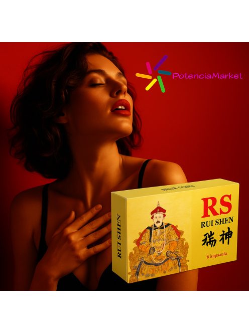 RUI SHEN CAPSULE FOARTE EFICIENTE DE ÎMBUNĂTIRE A POTENȚIALULUI ȘI DE ÎNTÂRZIERE SEMINAL - 6 BUC.