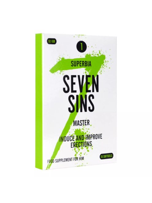 Seven Sins Master lágyzselatin potencianövelő kapszula