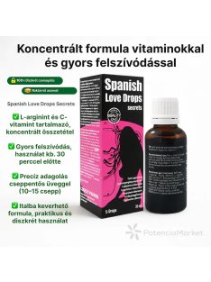 Spanish Love Drops Secret vágyfokozó cseppek gyors kiszállítással diszkréten csomagolva - Potenciamarket