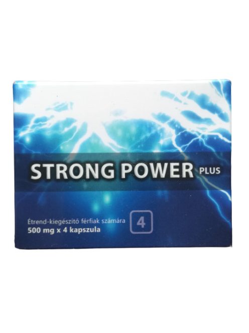 STRONG POWER PLUS POTENCY ENHANCING CAPSULES FOR MEN - 4 PCS
