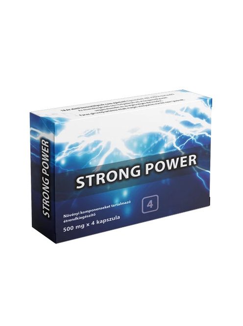 STRONG POWER PLUS POTENCIANÖVELŐ KAPSZULA FÉRFIAKNAK - 4 DB