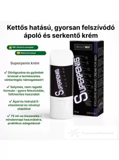 Superpenis pénisznövelő krém 75 ml gyors kiszállítás, diszkrét csomagolás - Potenciamarket