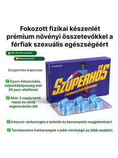 Szuperhős potencianövelő kapszula