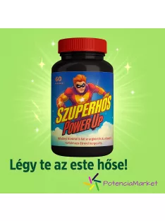 Szuperhős Power Up potencianövelő kapszula diszkrét csomagolással és gyors szállítással - Potenciamarket