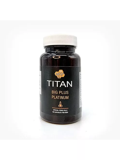 Titan Big Plus Platinum pénisz és potencianövelő kapszula gyors és diszkrét kiszállítással - Potenciamarket