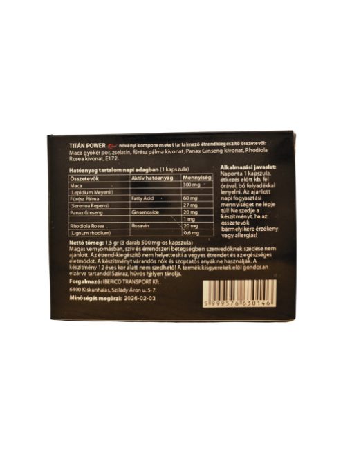 Titán Power Red potencianövelő étrend-kiegészítő erekcióhoz azonnali kiszállítással a saját raktárunkból – Potenciamarket