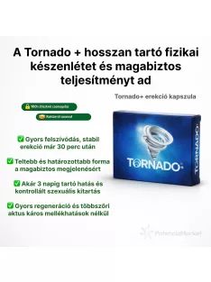 Tornado+ potencianövelő kapszula