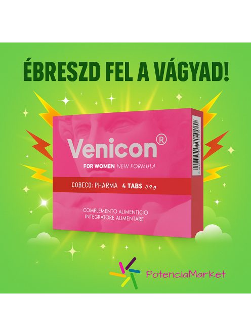 VENICON FÜR FRAUEN FRAUENWUNSCHSTEIGERUNGSTABLETTE - 4 STÜCK