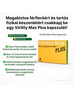 VIRILITY MAX PLUS POTENTIAL ENHANCEMENT CAPSULES - 4 PCS