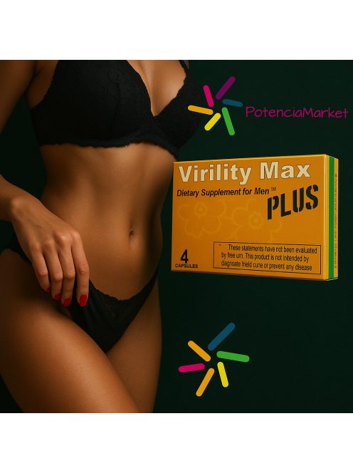 VIRILITY MAX PLUS POTENZIALVERBESSERUNGSKAPSELN – 4 STÜCK