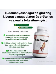 Vitaginseng potencianövelő kapszula diszkrét csomagolással és gyors kiszállítással - Potenciamarket