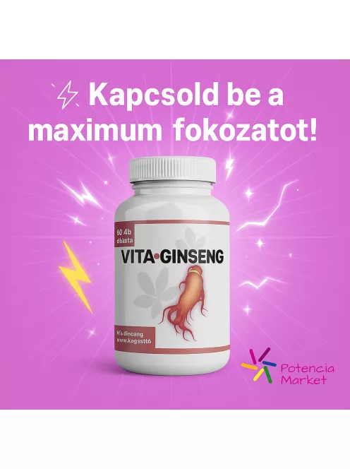 Vitaginseng potencianövelő kapszula diszkrét csomagolással és gyors kiszállítással - Potenciamarket