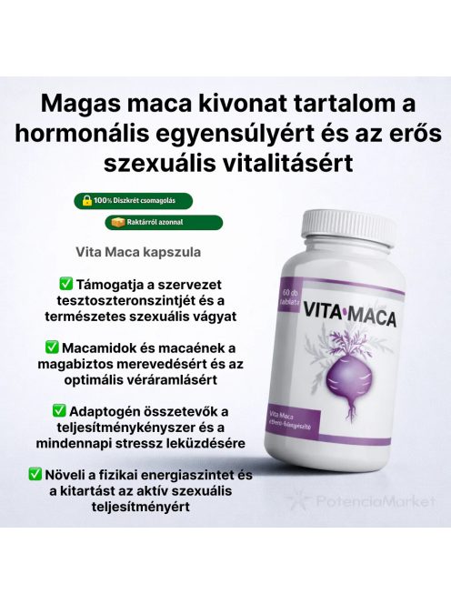 VITAMACA POTENCIANÖVELŐ KAPSZULA - 60 DB