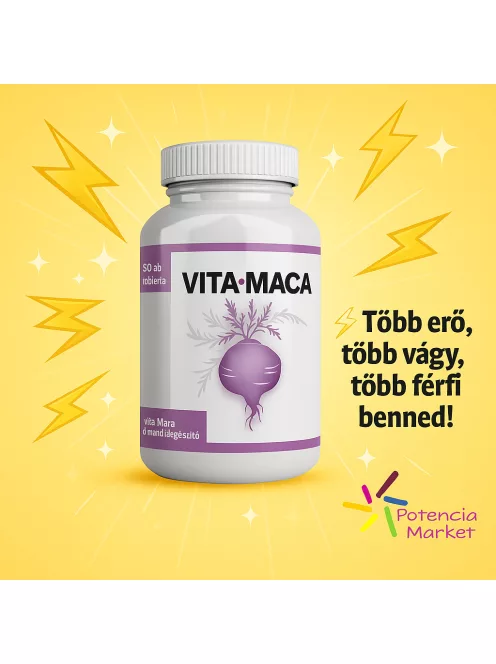 Vitamaca potencianövelő kapszula azonnali átvétellel vagy diszkrét csomagolásban történő kiszállítással - Potenciamarket