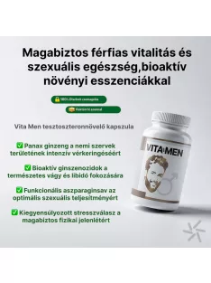 Vitamen potencianövelő kapszula az egészséges szexualitásért azonnali kiszállítással és diszkréten csomagolva - Potenciamarket