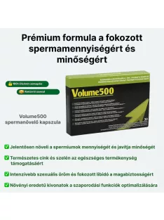 Volume 500 spermanövelő kapszula 30 db szupergyors kiszállítással diszkrét csomagban - Potenciamarket