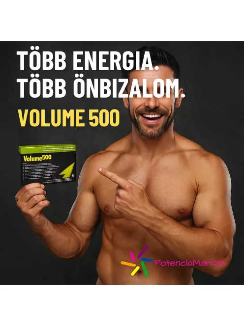Volume 500 spermanövelő kapszula 30 db szupergyors kiszállítással diszkrét csomagban - Potenciamarket