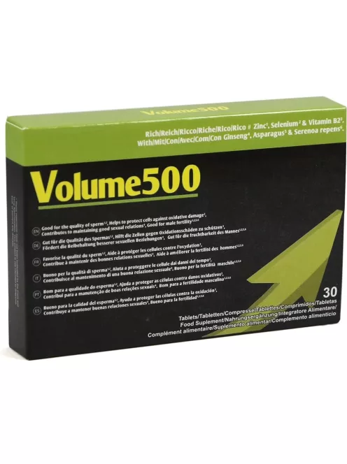 Volume 500 spermanövelő kapszula 30 db szupergyors kiszállítással diszkrét csomagban - Potenciamarket