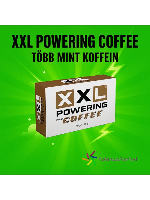XXL POWERING INSTANT COFFEE - 5 BAGS / BOX