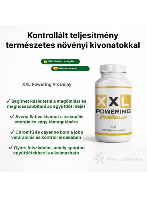 XXL POWERING PRO DELAY FÜR MÄNNER EJAKULATIONSVERZÖGERUNGSKAPSELN - 60 STK