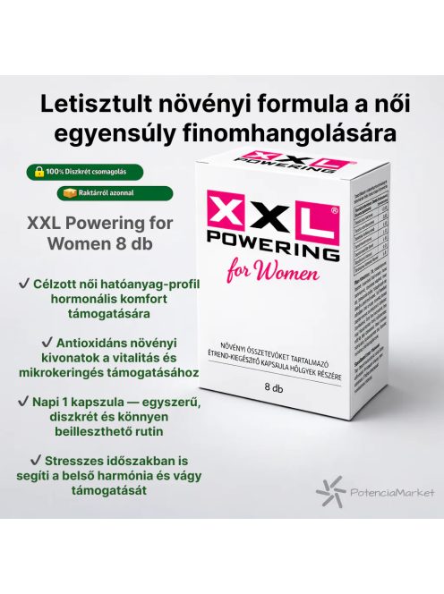 XXL Powering for Women női vágyfokozó kapszula azonnali kiszállítás saját készletből, diszkréten csomagolva - Potenciamarket